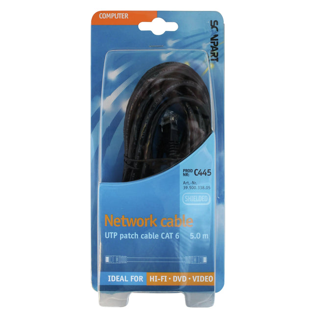 SCANPART - Network cable - UTP - RJ45 (Male) - RJ45 (Male) - 5.0 m image