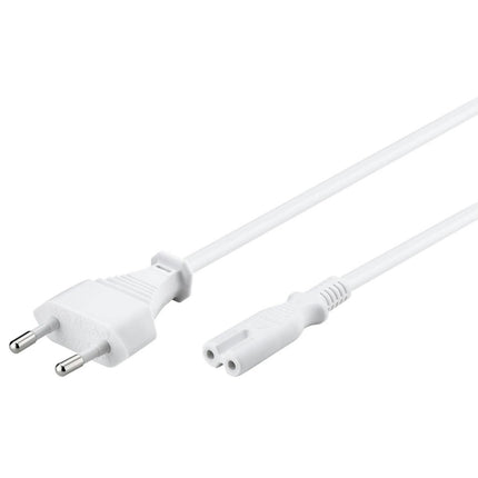 SCANPART - Device cord - Plug 230 V (Male) - C7(Female) 1.5 m 2 x 0.75 mm Power cord image