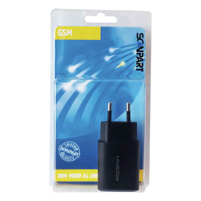 SCANPART - Scanpart USB-A+C fast charger 25W black image