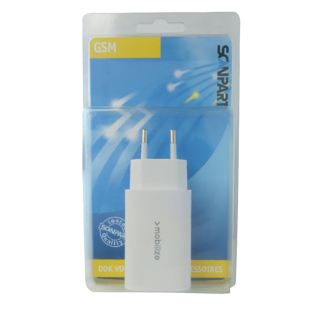 SCANPART - dual USB-C Charger Power Delivery 45W in white image