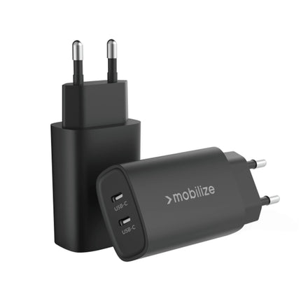 SCANPART - dual USB-C charger power delivery 45W in black image