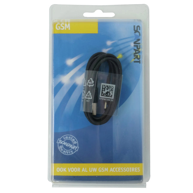 SCANPART - Charging- and Data cable - USB-A (Male) - USB-C (Male) - 1.2 m image