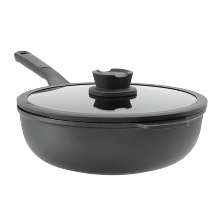 BERGHOFF - Wok - Leo Stone+ - Ø28 cm - With lid - Aluminum image