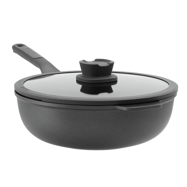 BERGHOFF - Wok - Leo Stone+ - Ø28 cm - With lid - Aluminum image