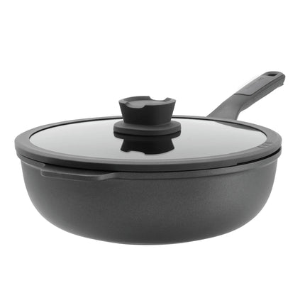 BERGHOFF - Wok - Leo Stone+ - Ø28 cm - With lid - Aluminum image