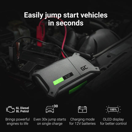 GREEN CELL - Powerbank - Jump Starter - 16,000mah image
