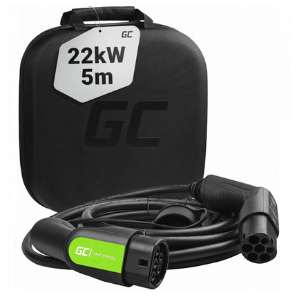 GREEN CELL - Car charging cable - Type 2 - 22Kw - 5m - 3Phase image