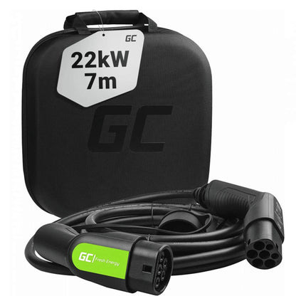 GREEN CELL - Car charging cable - Type 2 - 22Kw - 7m - 3Phase image
