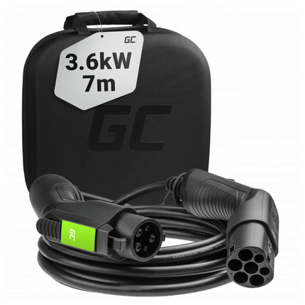 GREEN CELL - Car charging cable - Type1 - 3.6Kw - 7m - 1Phase image