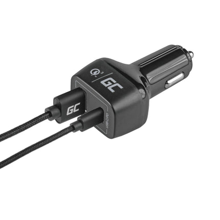 GREEN CELL - Car charger - 1x USB-C & 1x USB-A image