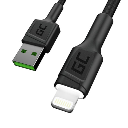 GREEN CELL - Charging and data cable - USB-A (Male) - Lightning (Male) - Set - 3 Pieces - 1.2 m image