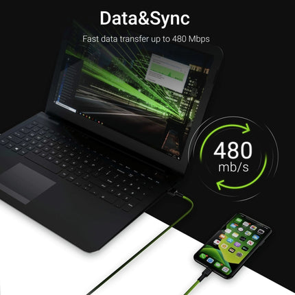 GREEN CELL - Charging and data cable - USB-A (Male) - Lightning (Male) - Set - 3 Pieces - 1.2 m image