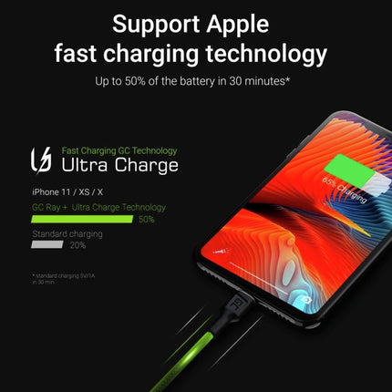 GREEN CELL - Charging and data cable - USB-A (Male) - Lightning (Male) - Set - 3 Pieces - 2 m image