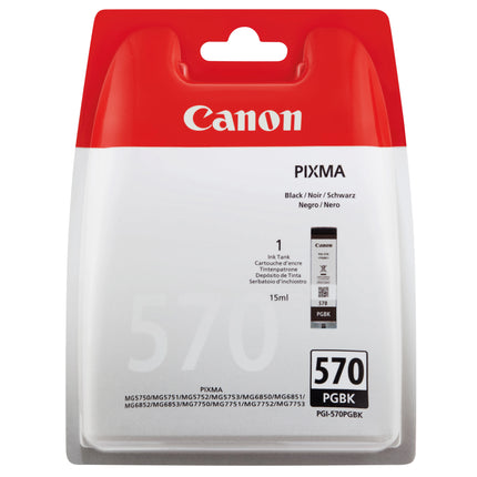 RECYCLECLUB Cartridge PGI-570PGBK - Black - Suitable for Canon image