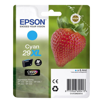 EPSON XL Cartridge 29XL Cyan - Cyan image