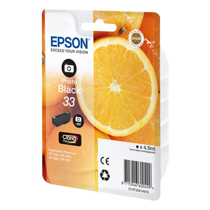 EPSON Cartridge 33 PhotoBlack - Black image