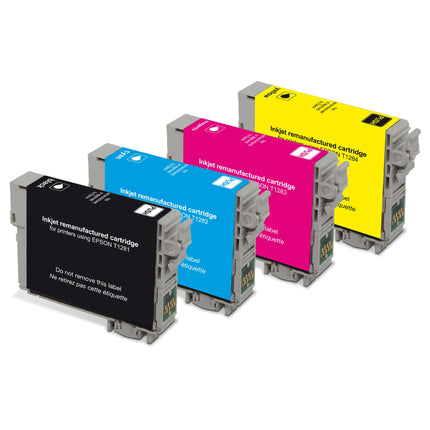 RECYCLECLUB Cartridge T1285 - Multipack - Black + Cyan + Magenta + Yellow - Suitable for Epson image