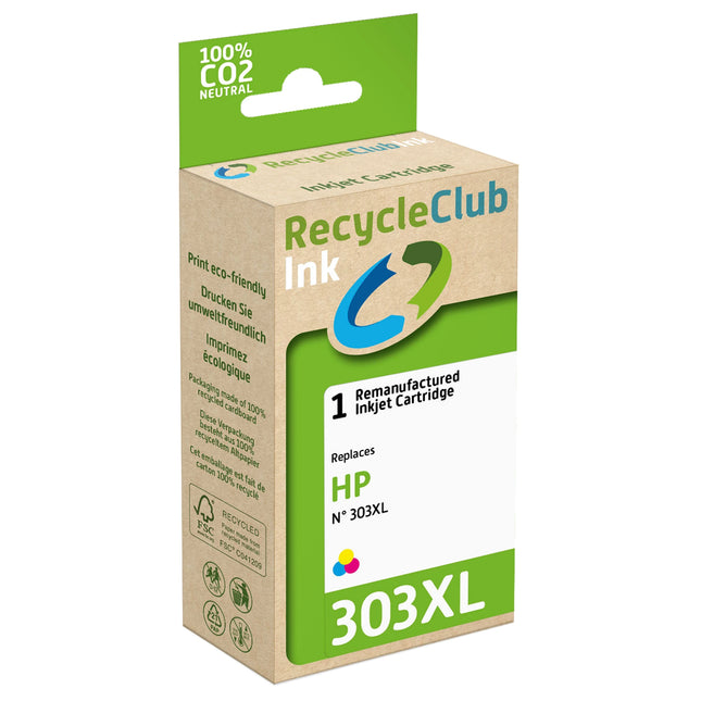 RECYCLECLUB - ink cartridge HP 303XL color 18ml image