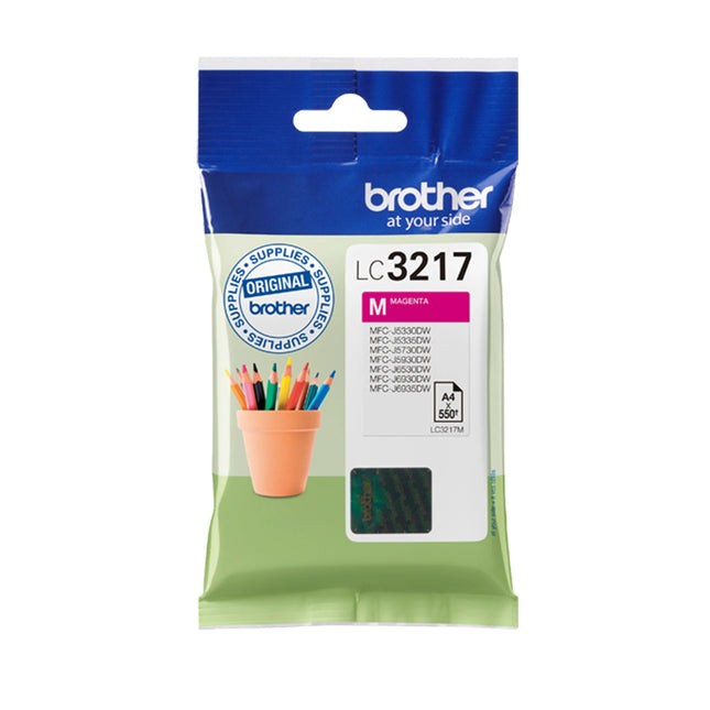 BROTHER Cartridge LC3217M - Magenta image