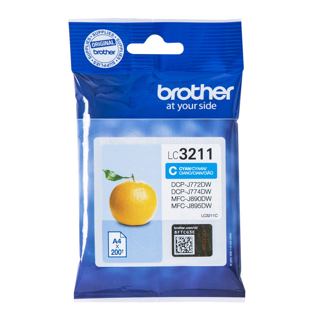 BROTHER Cartridge LC3211C - Cyan image