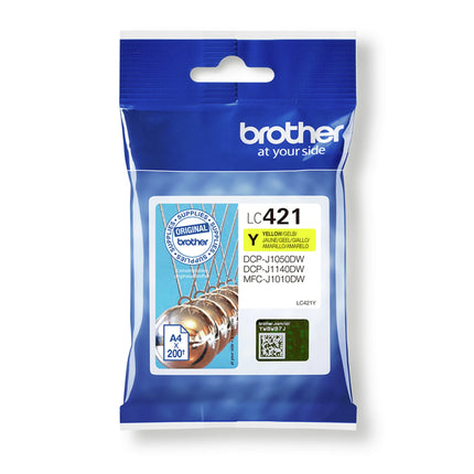 BROTHER Cartridge LC421Y - Yellow image