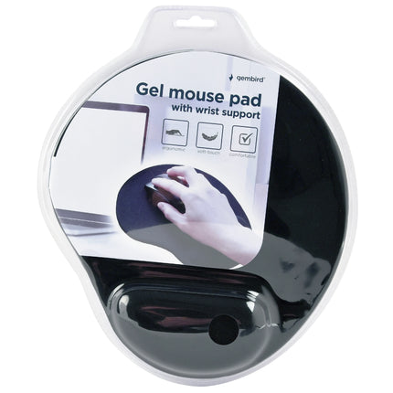 GEMBIRD - mouse pad with gel support - MPGELBLACK image