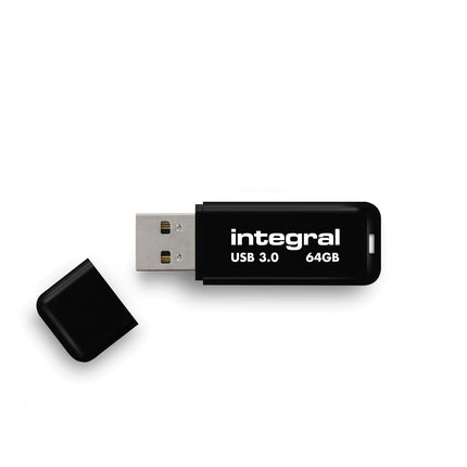 INTEGRAL - USB stick - 64 GB - Black - USB-A 3.0 image