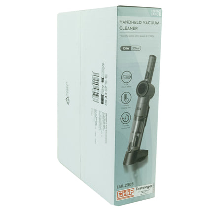 LEBENLANG - Hand Vacuum Cleaner - With Charging Station - Silver + Black image