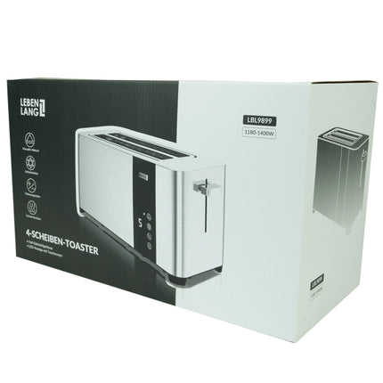LEBENLANG - Toaster - Silver + Black image